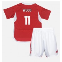 Nottingham Forest Chris Wood #11 Hjemmedraktsett Barn 2023-24 Kortermet (+ Korte bukser)